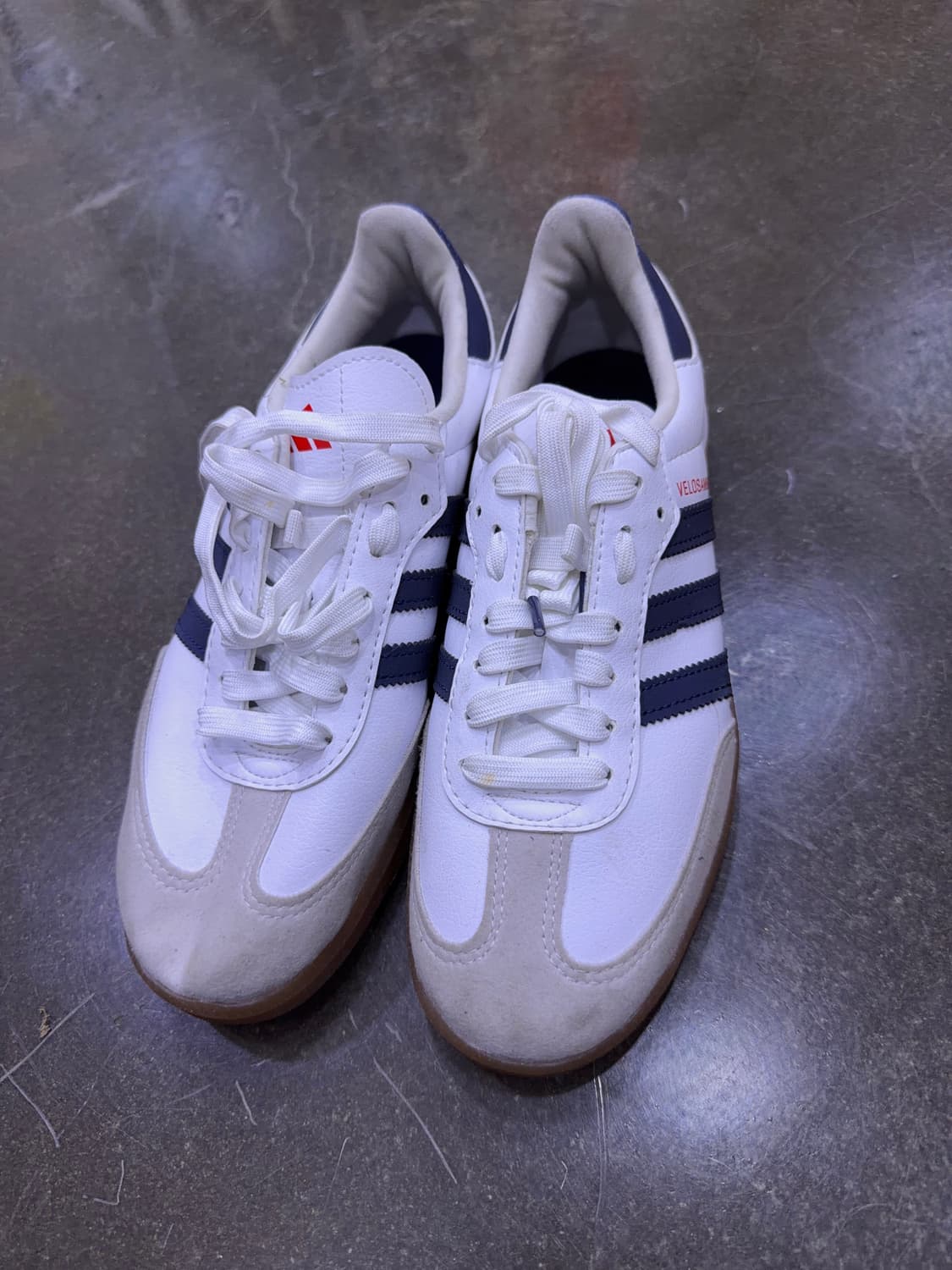 아디다스 벨로삼바 사이클링 클라우드 화이트 네이비 슈즈 240 상품이미지2