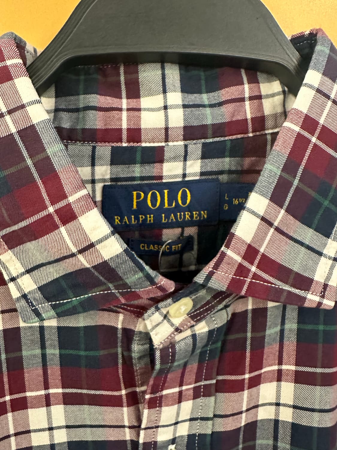 POLO 폴로 체크 긴팔셔츠👔 상품이미지2