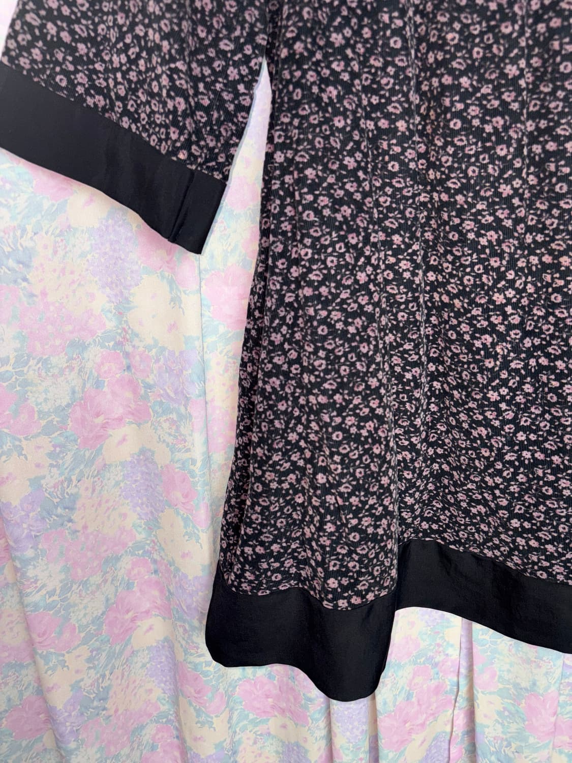 블랙 잔꽃 원피스  상품이미지6