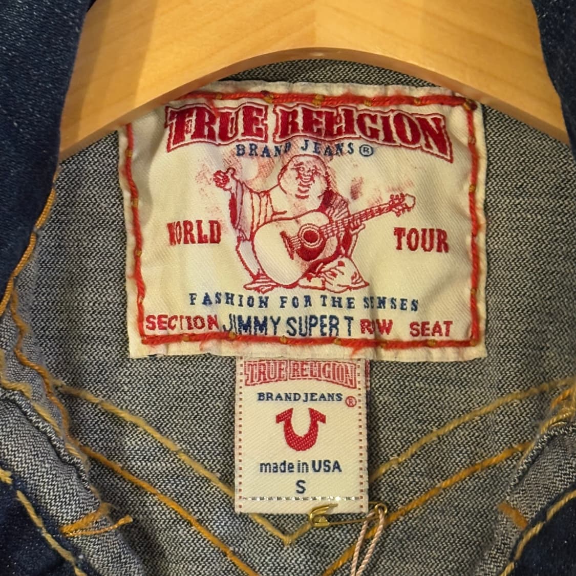 트루릴리젼 시그니쳐 데님 트러커 우먼스 자켓 상품이미지4