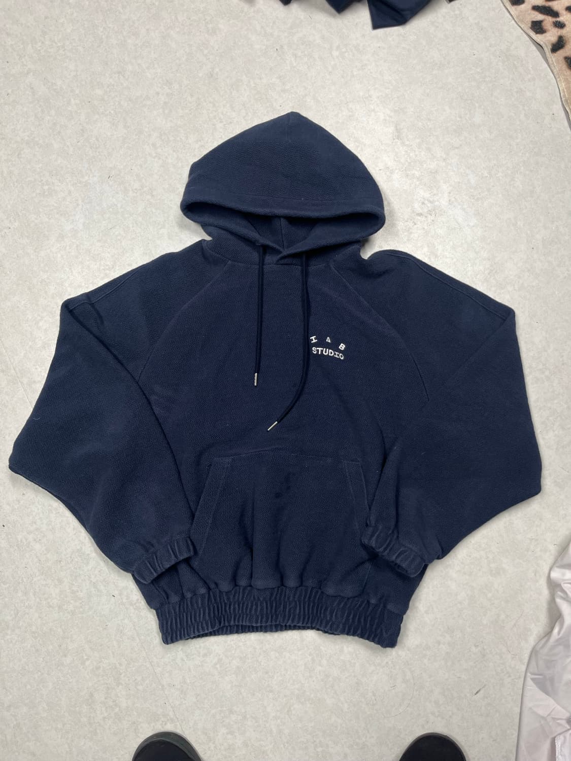 IAB STUDIO 해링본 후드티 L 상품이미지2