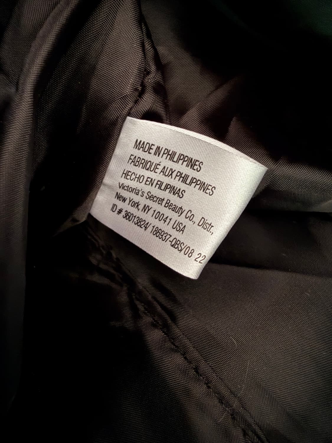 빅토리아 시크릿 퀼팅 패딩 토트백 에메랄드 상품이미지6