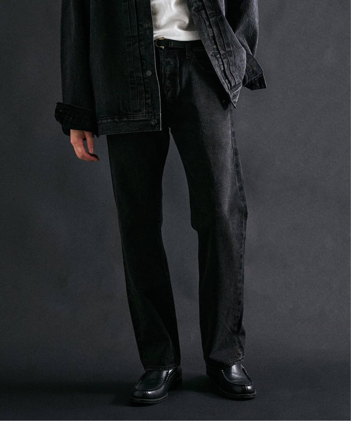 (새상품) 리바이스 에디피스 30주년 501 흑청 셀비지 34x30 상품이미지2