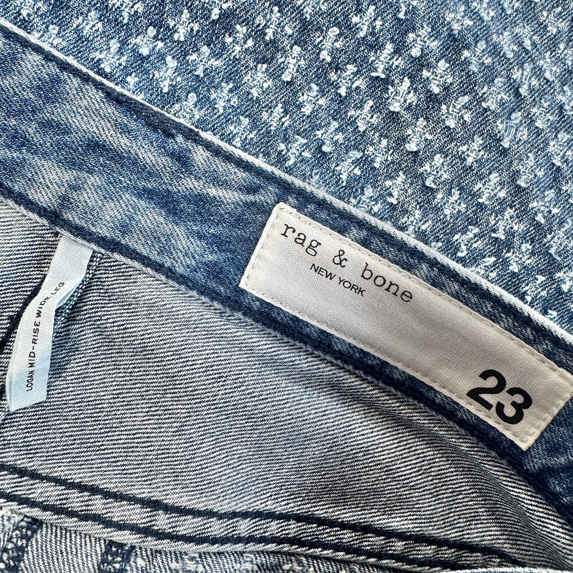 랙앤본 24 로건 와이드 데님 진 상품이미지4