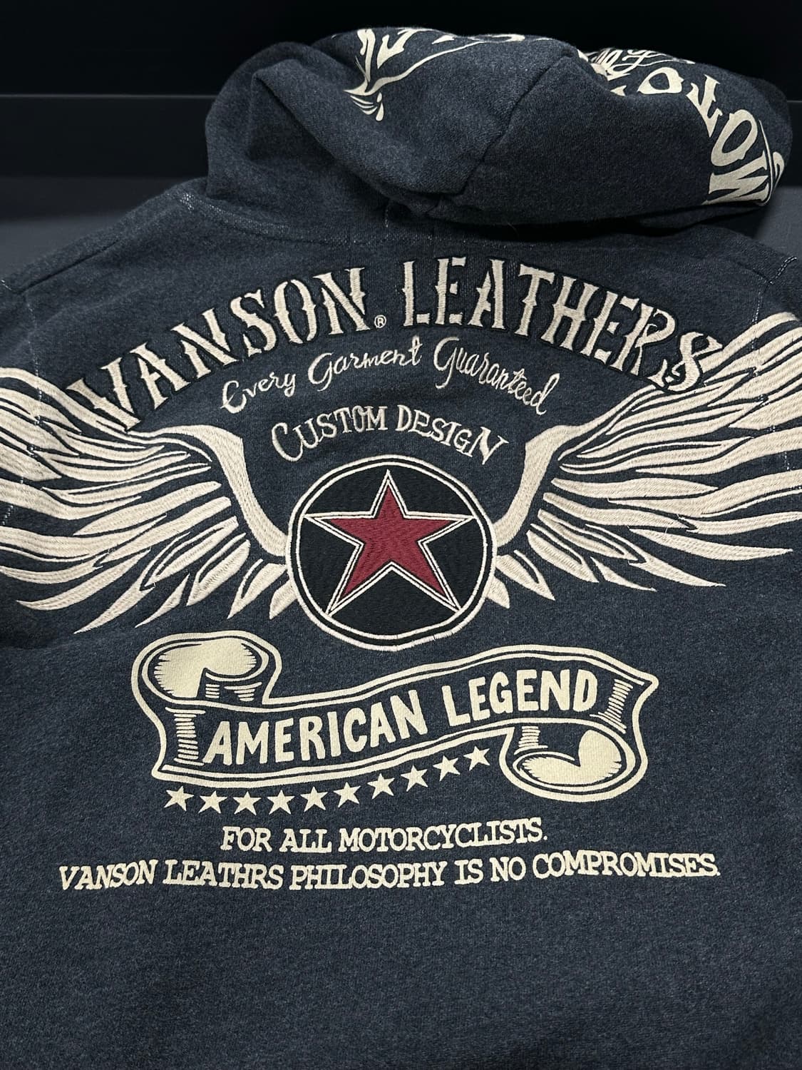 벤슨  자수 패치 후드 집업 상품이미지6