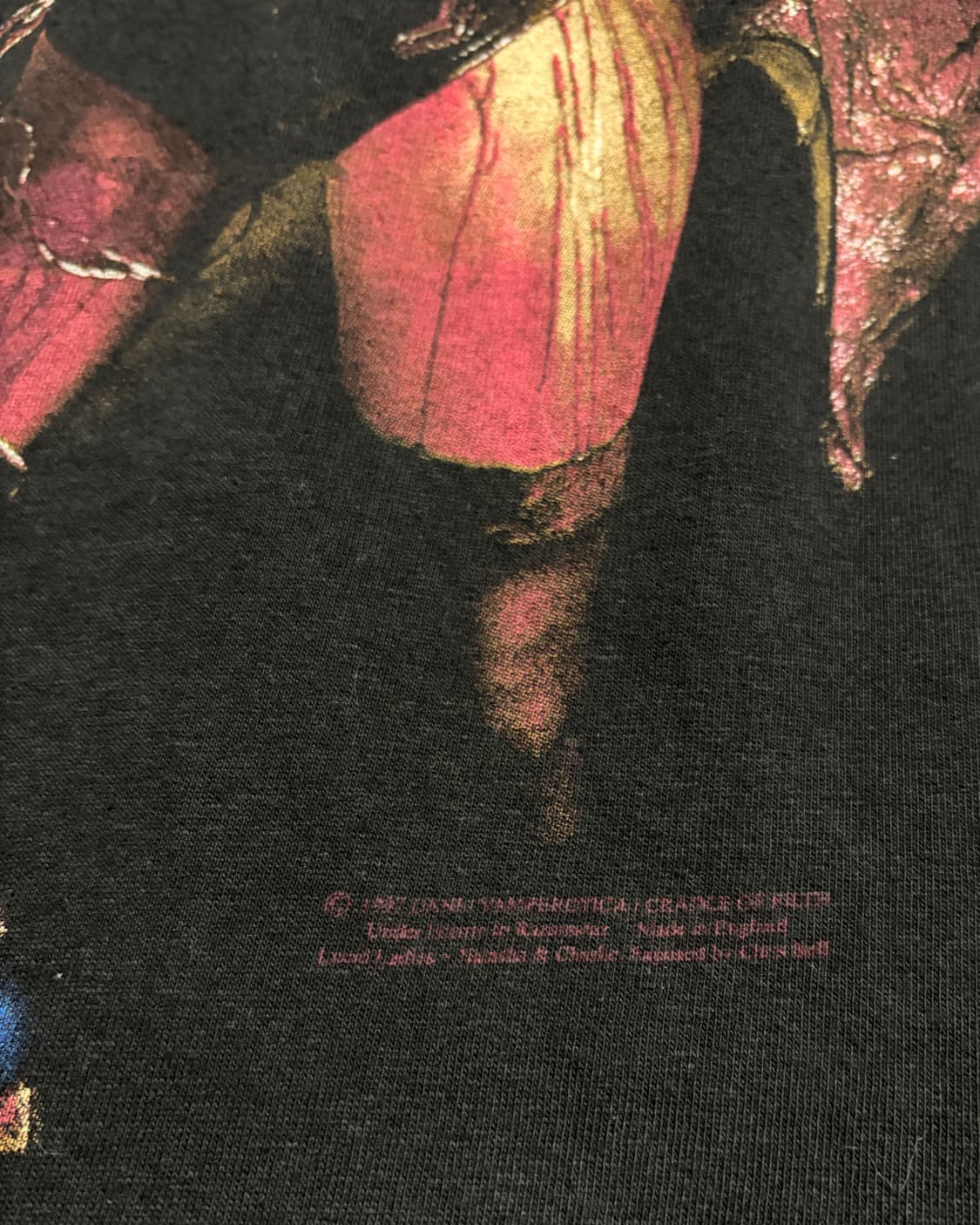 90s 1997 Cradle of filth 크레이들 오브 필쓰 밴드티 상품이미지3