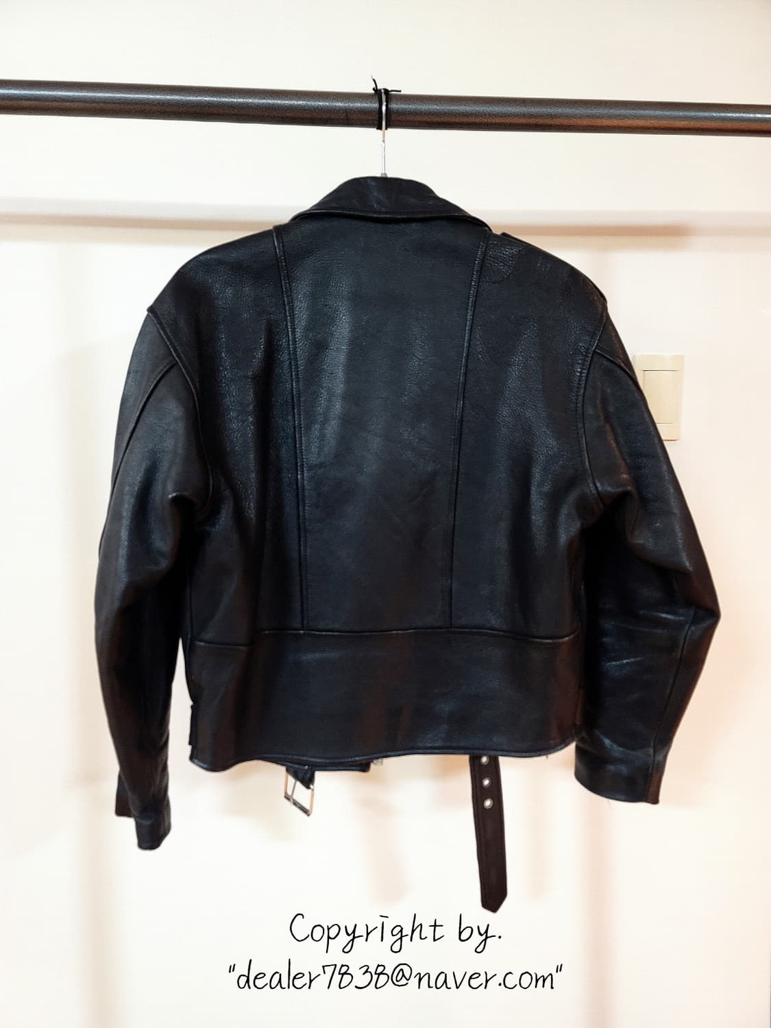 London Town 크롭 라이더 가죽 자켓 <택포> 상품이미지2