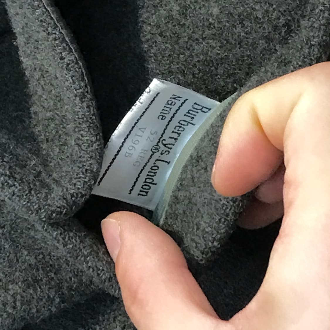 버버리 잉글랜드 스페셜리티 그레이 울 더플코트 남성 115 여성 오버핏 상품이미지10