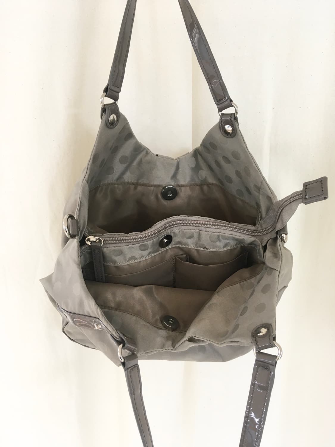 요지야마모토 ysaccs 베이지 도트 백 상품이미지8