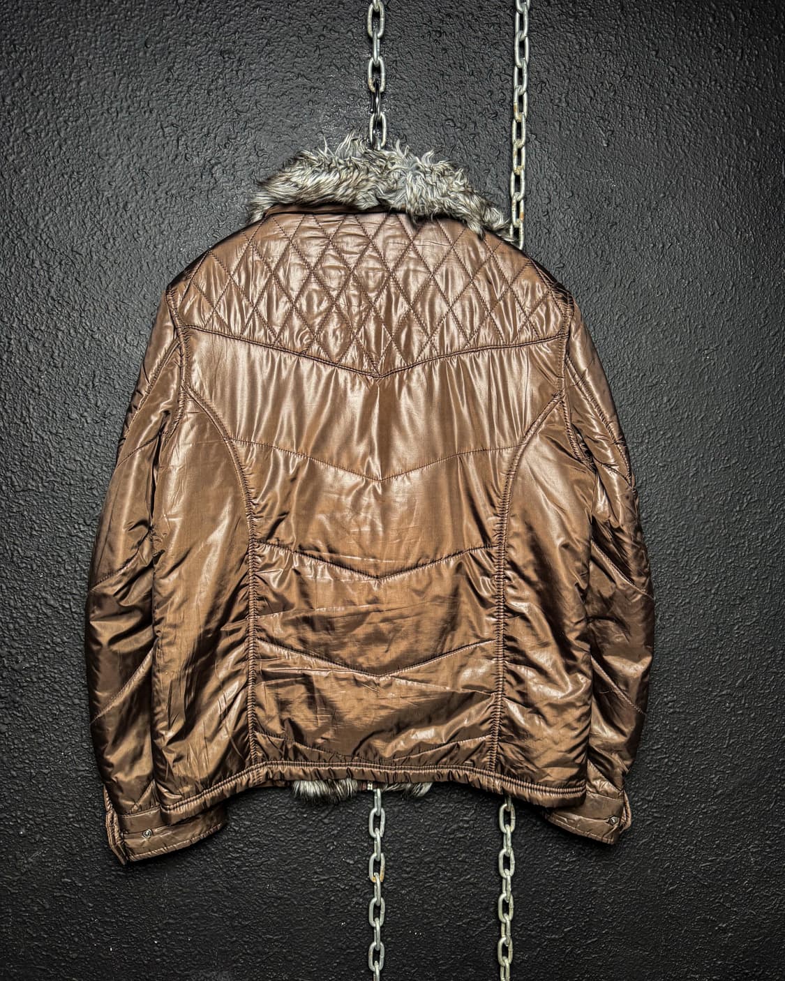 Spinath - Fur Lined Quilted Jacket  브론즈  상품이미지10