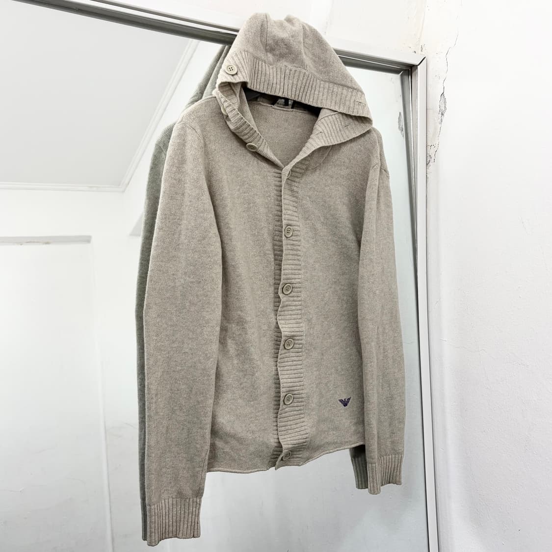 엠포리오 아르마니 아카이브 후드 니트 자켓 상품이미지4