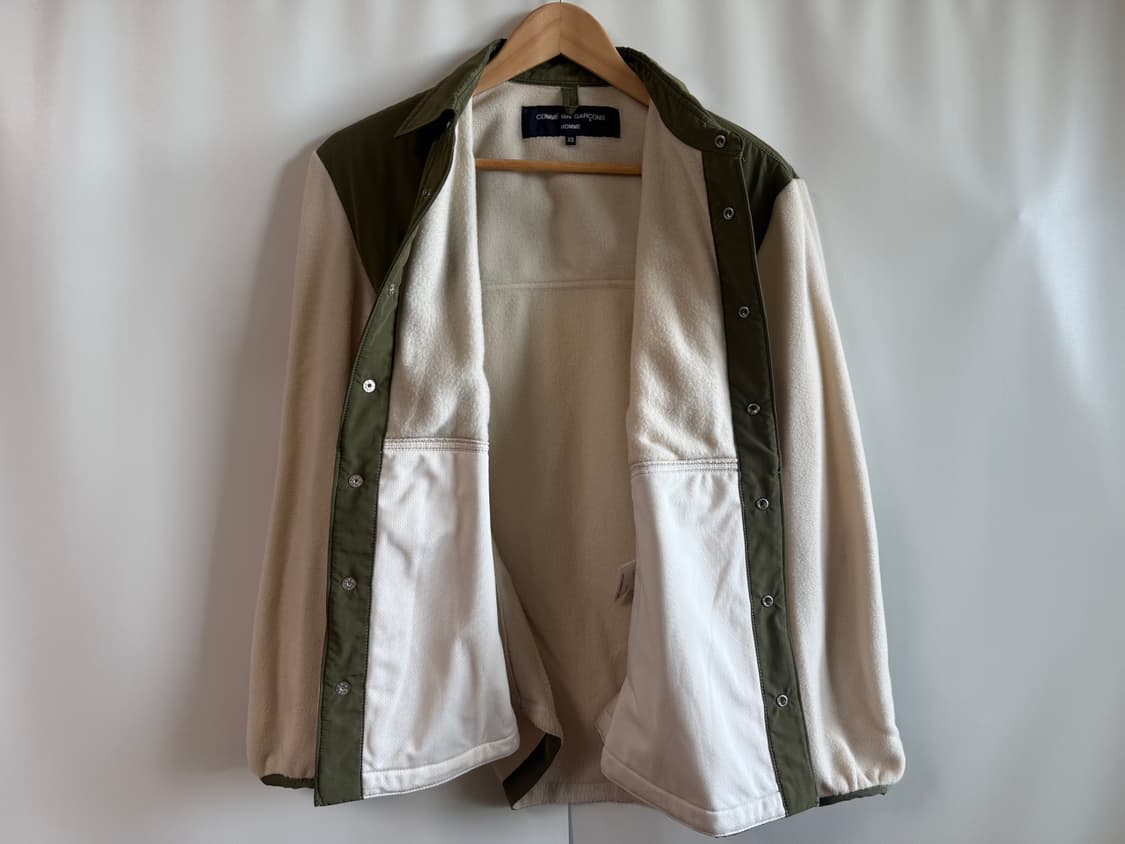꼼데가르송 옴므 후리스 셔츠 자켓 HF-J023 상품이미지3