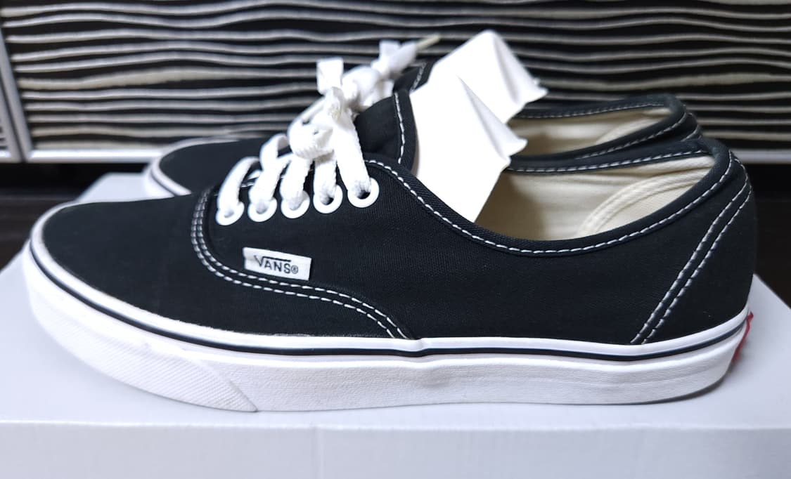 VANS 반스 어센틱 블랙 스니커즈 250 상품이미지4