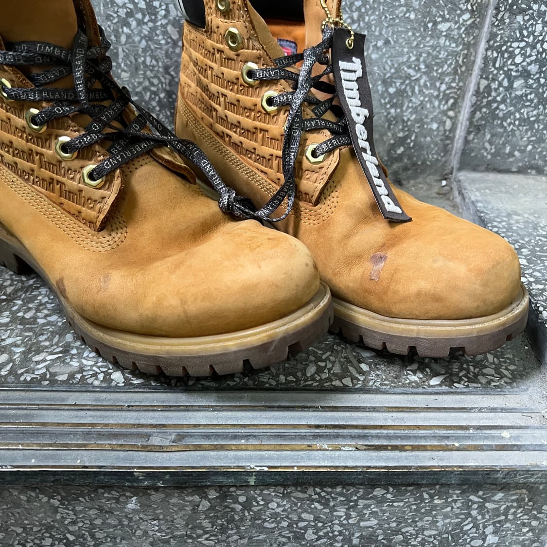 팀버랜드 6인치 로고 레터링 부츠 상품이미지6