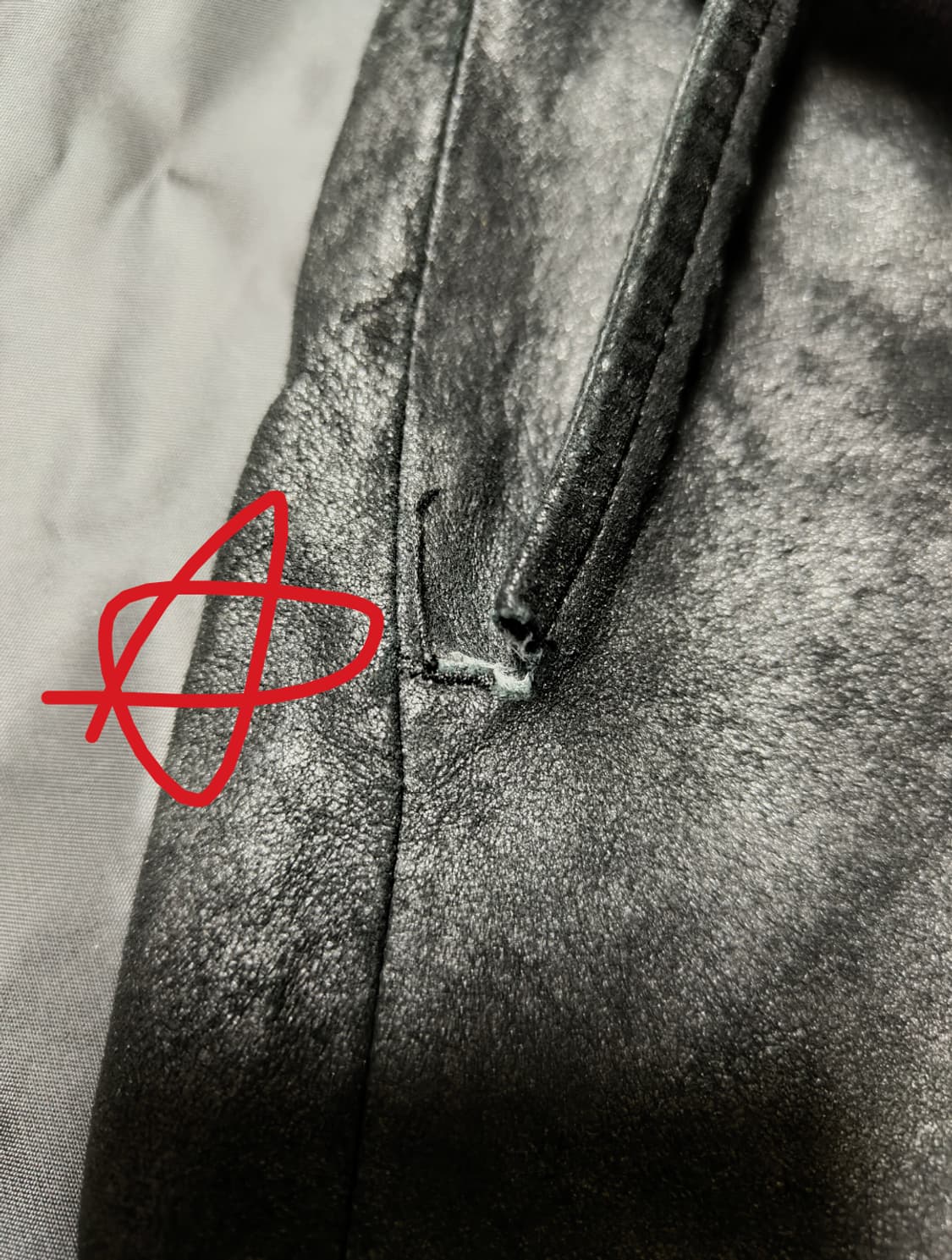 릭오웬스 크롭 레더팬츠 상품이미지3