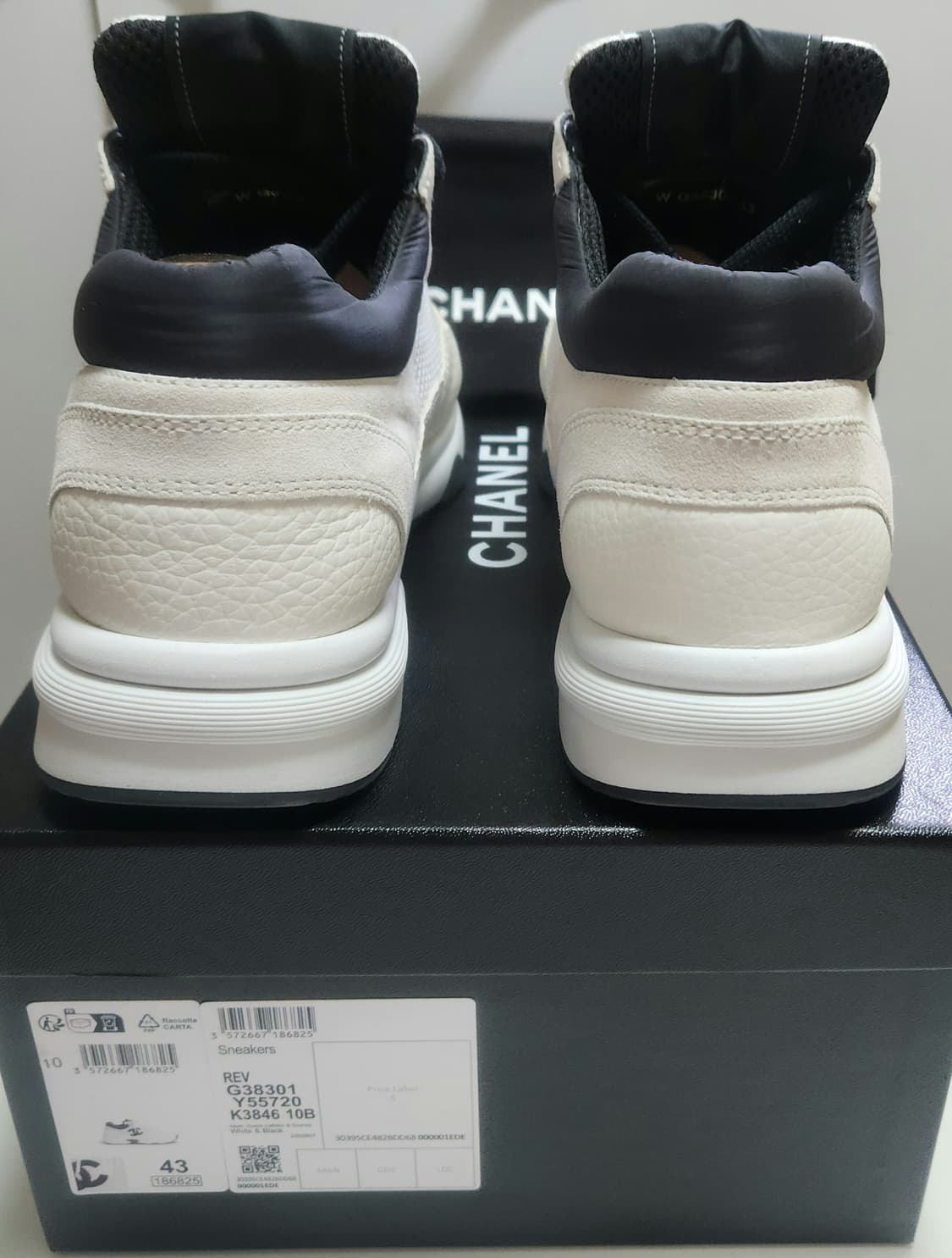 [정품] 샤넬 스니커즈 운동화 CC로고 메쉬| 스웨이드테니스 카프스킨43 상품이미지6
