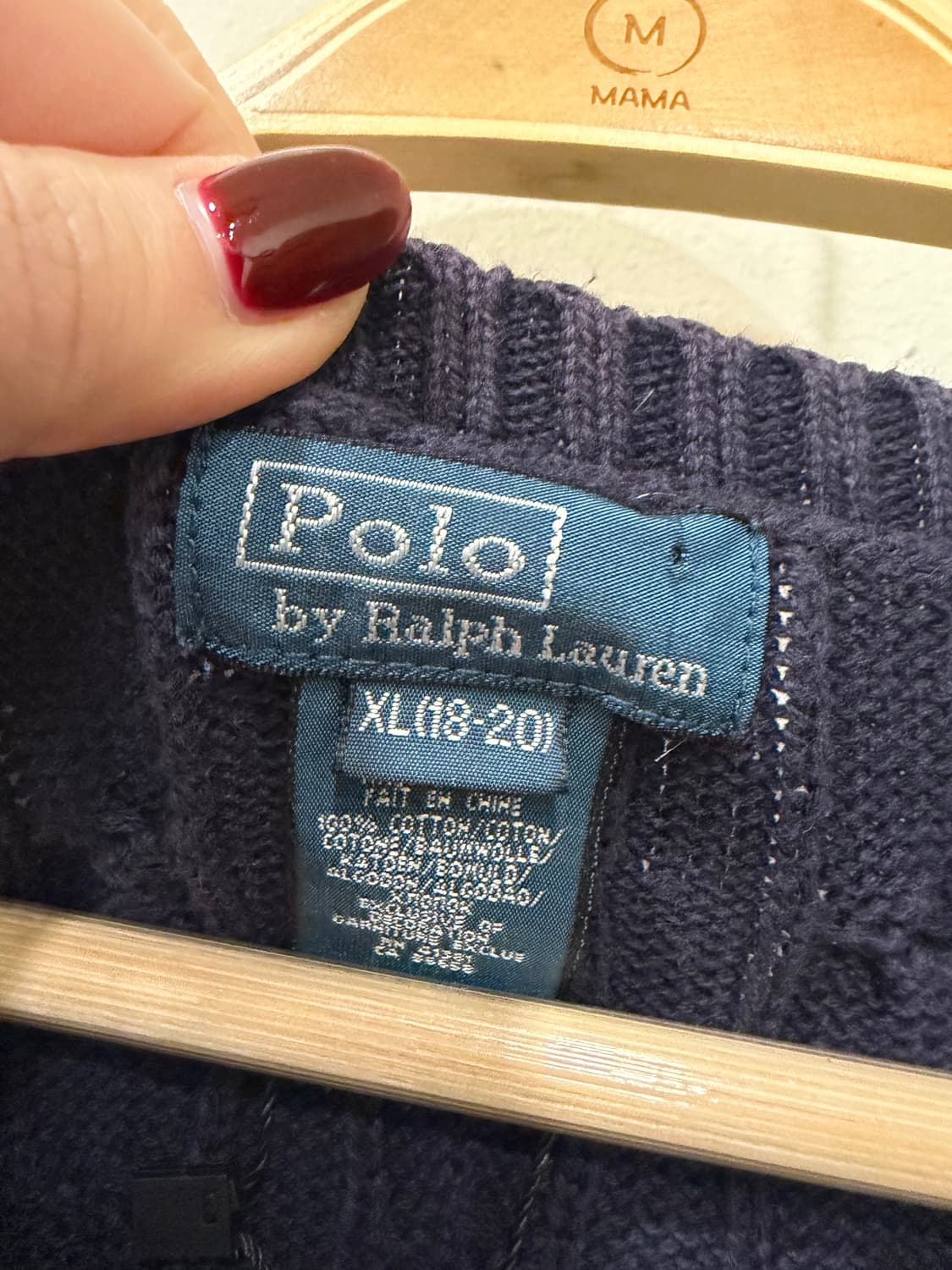 180. 폴로 꽈배기 니트 상품이미지2