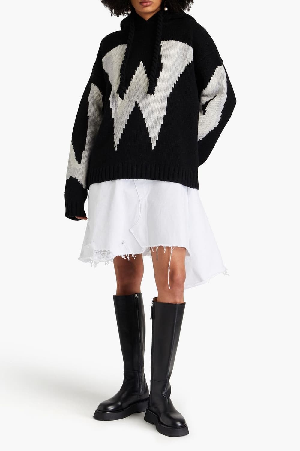 [L] JW Anderson 울 청키 니트후드 상품이미지4