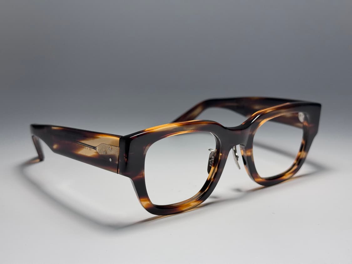 옐로우즈 플러스 스퀘어 쉐입 볼드 뿔테 일본제 안경 0021 상품이미지4