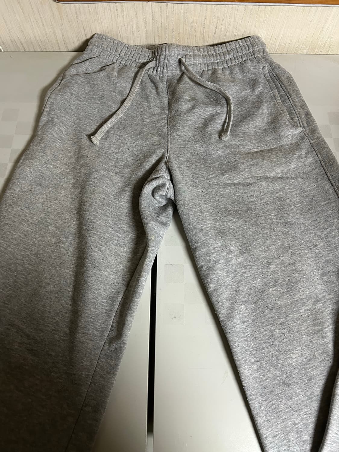 탑텐 와이드핏 회색바지 상품이미지1