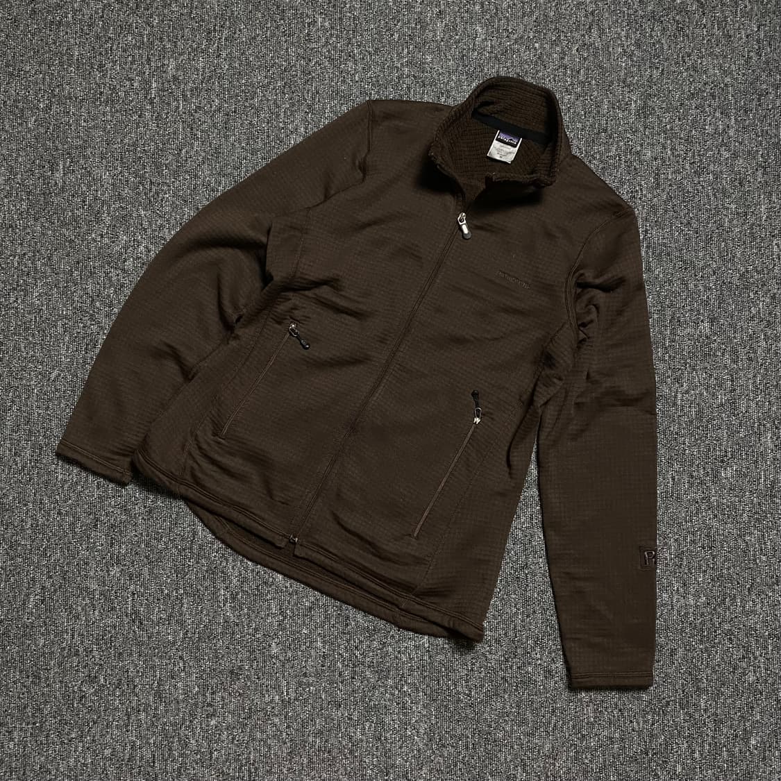 🌊Patagonia R1 Zip-up Brown Womens M  상품이미지1