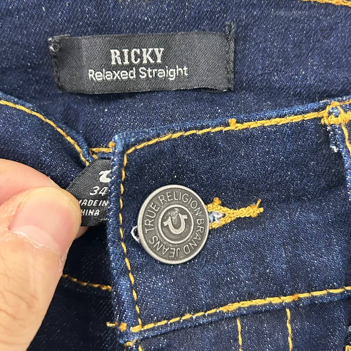 트루릴리전 신형 Ricky 데님 팬츠 상품이미지8