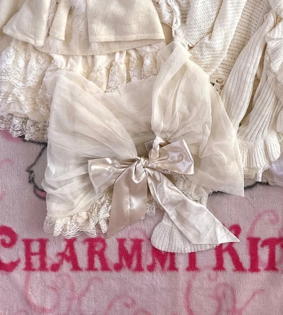 히메갸루 새틴 레이스 숄 달천깔 / 파티 / 이시하라사토미 상품이미지4