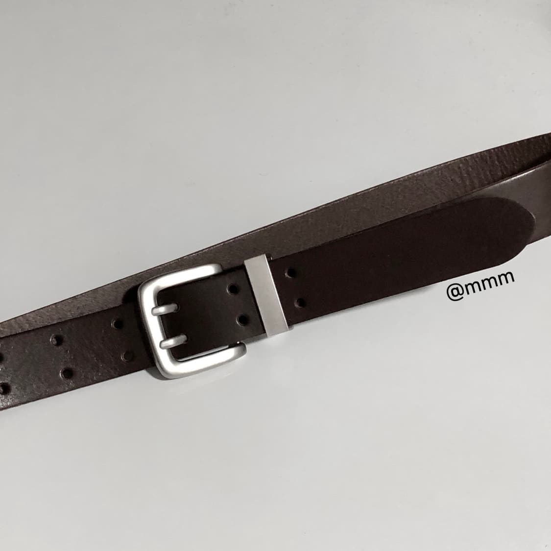 [Unisex]Doubel hole leather belt 상품이미지4