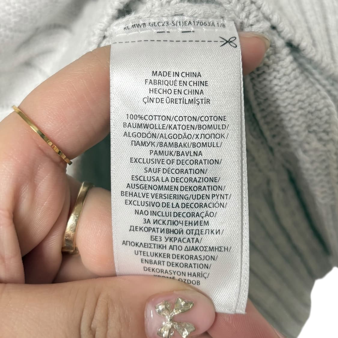 3766 폴로 랄프로렌 연그레이 꽈베기 케이블 니트 상품이미지5