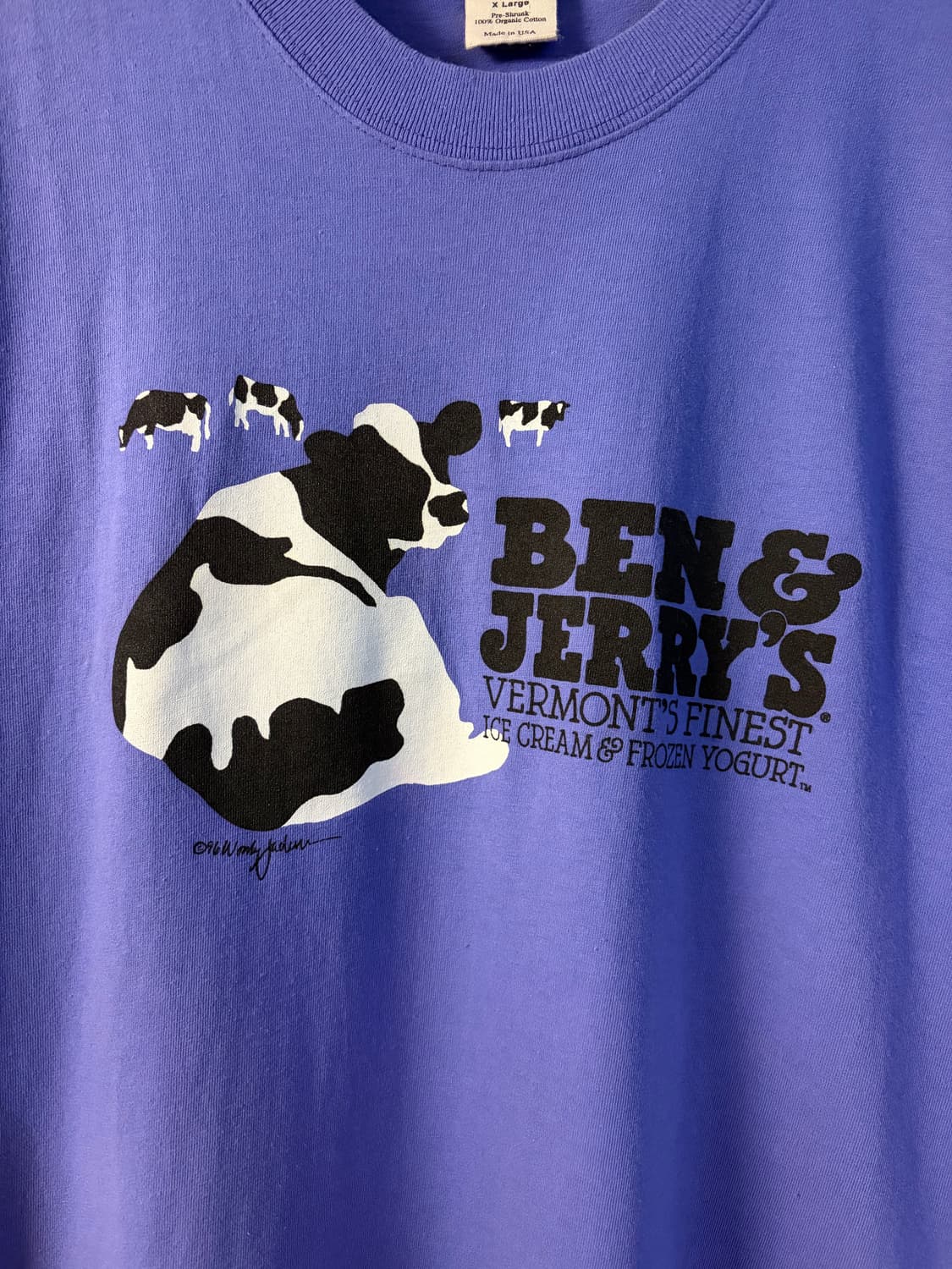 90s Ben&Jerrys 벤앤제리 빈티지 티셔츠  상품이미지3