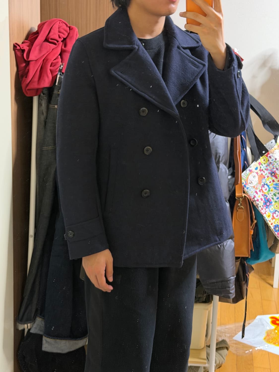 Back Number 백넘버 울 피코트 상품이미지3