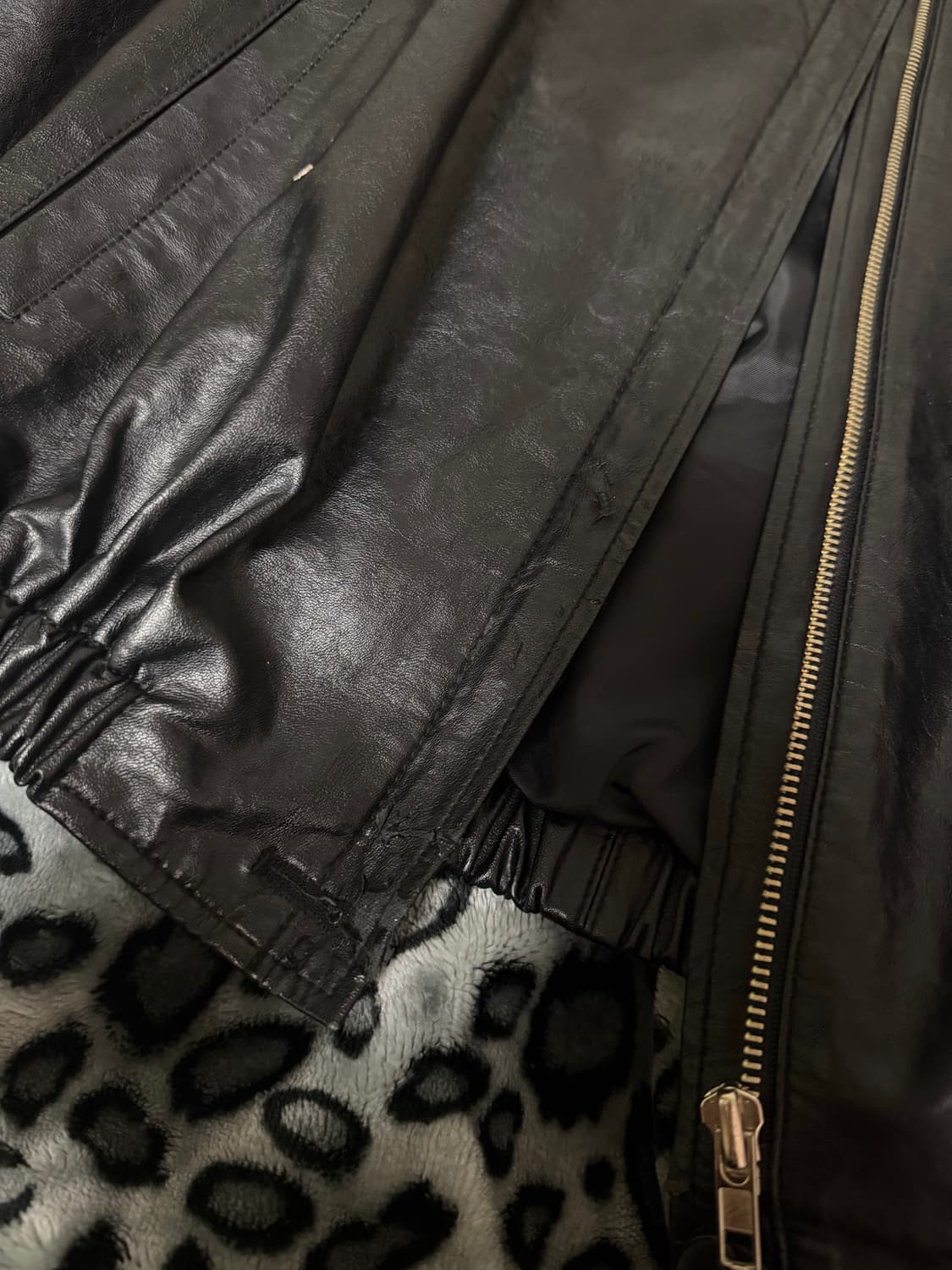 604service 레더자켓 상품이미지3