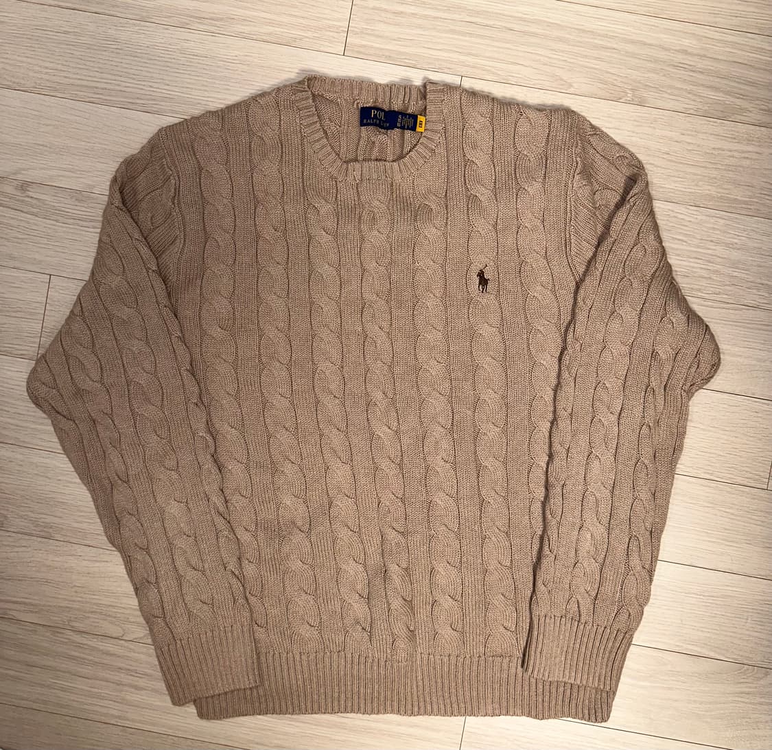 폴로 Polo 랄프 로렌 케이블 니트 스웨터 XL 상품이미지1