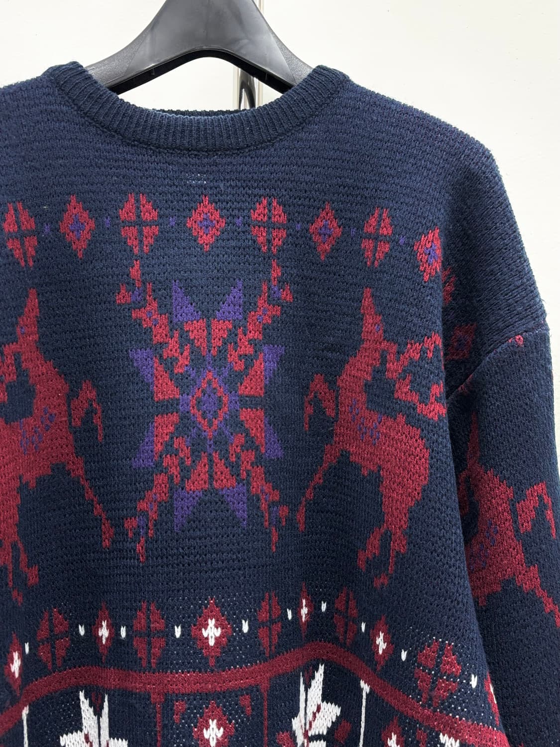 빈티지 노르딕 니트 스웨터 상품이미지5