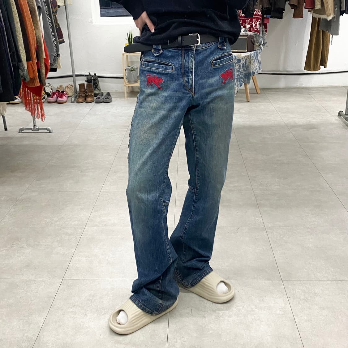 parasuco jeans 사이드버튼 데님팬츠 상품이미지3