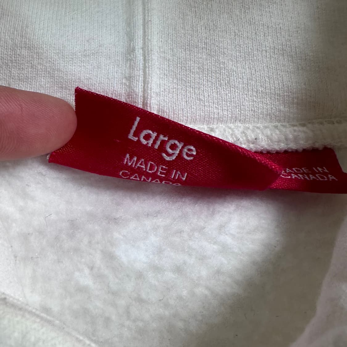 슈프림 스몰박스 로케이션 화이트 후드티 상품이미지6