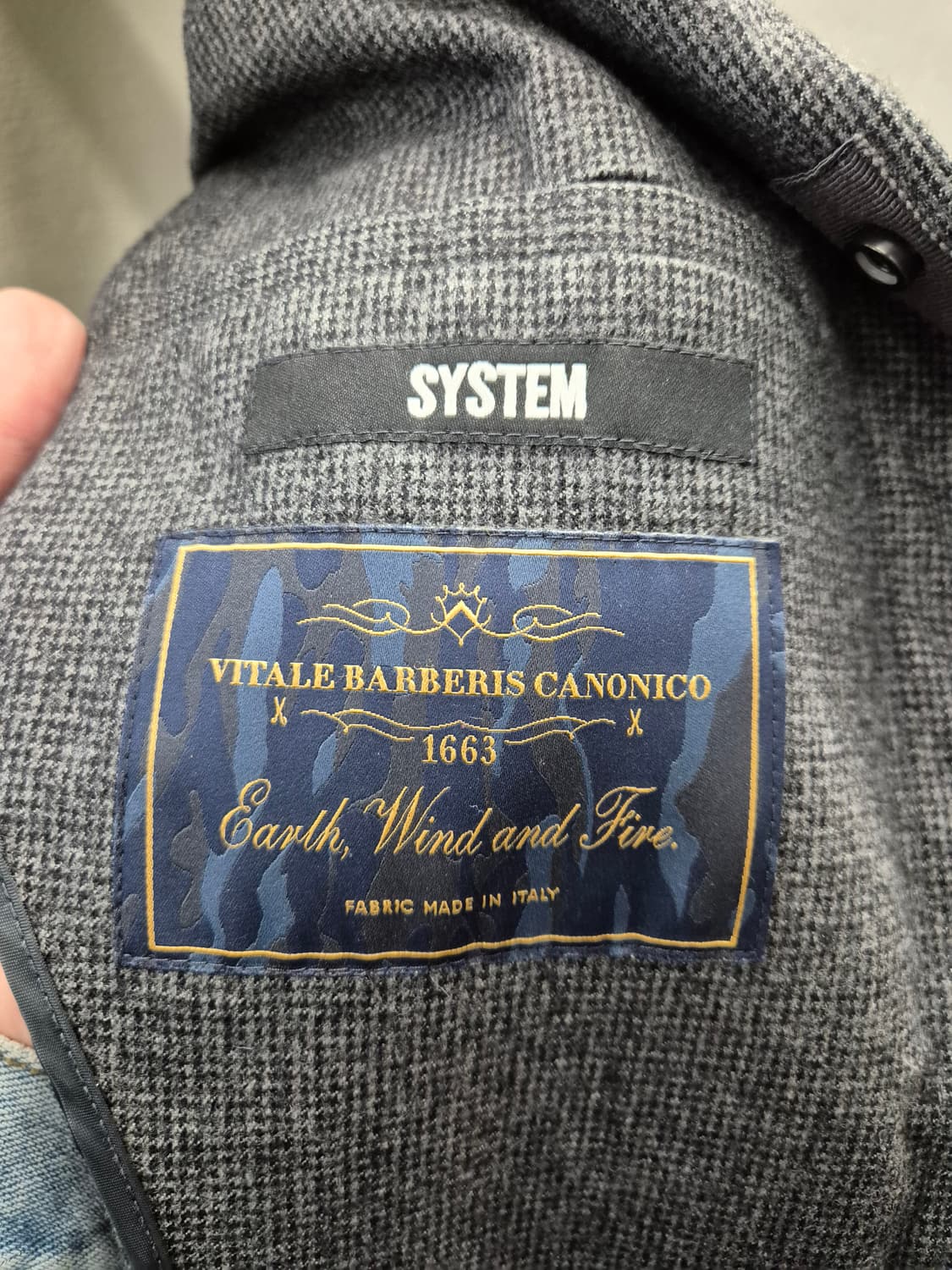 시스템 코트 95사이즈 그레이 상품이미지4