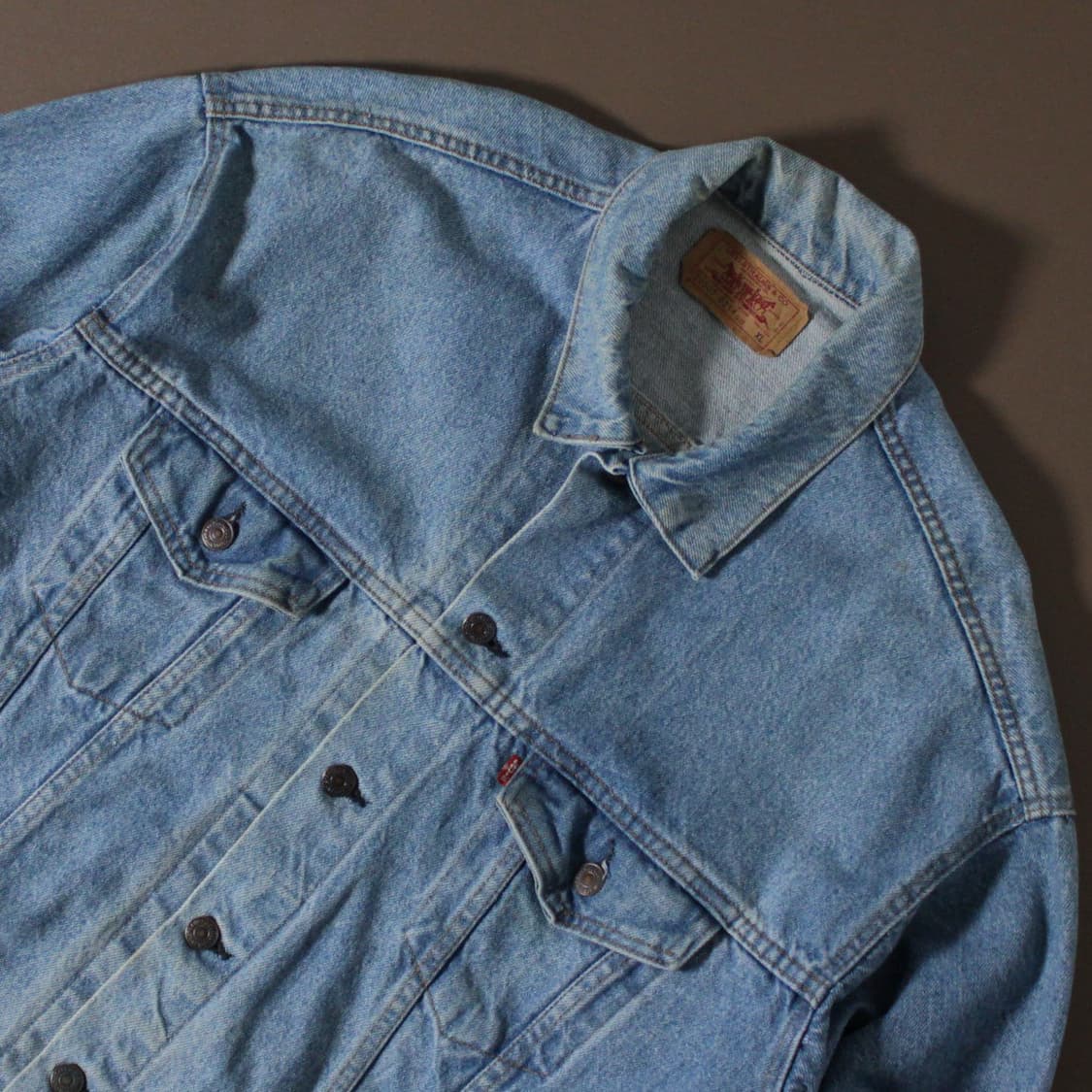 90s Levi’s 70507 USA 빅핏 트러커 데님자켓 L028 상품이미지3