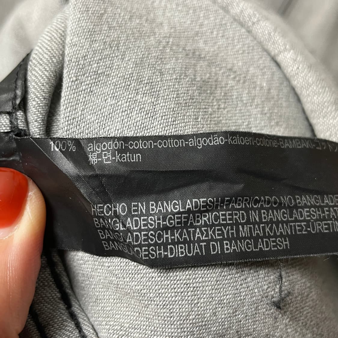 UNKNOWN 빈티지 그레이 워싱 웨스턴 코튼 셔츠 A00517 상품이미지10