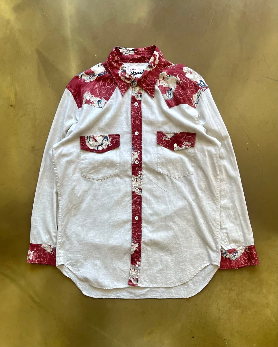 やゝか工房 Japan Oriental Dragon Art Shirt 상품이미지3