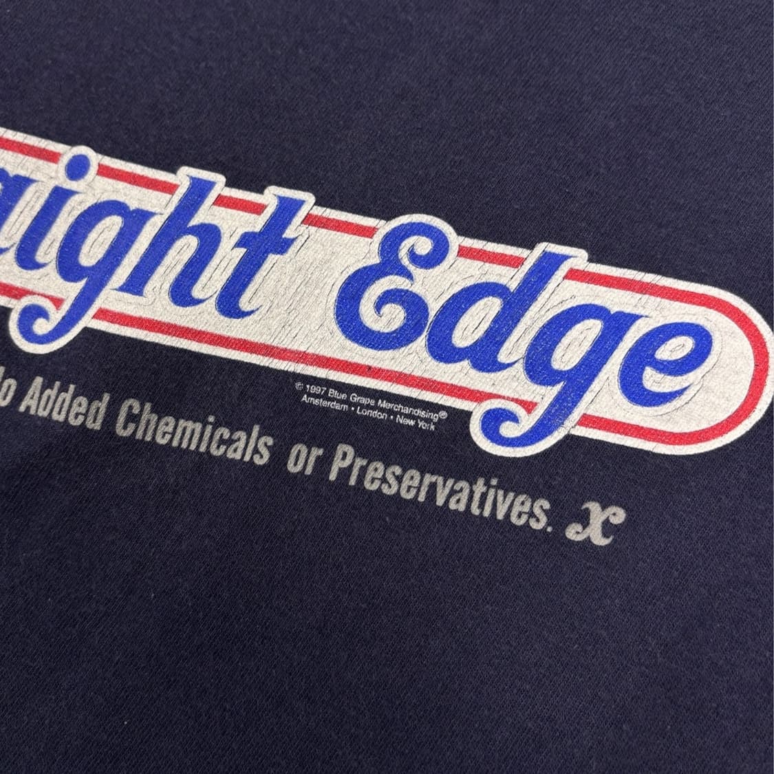 XL)90's Straight Edge 빈티지 티셔츠 상품이미지3