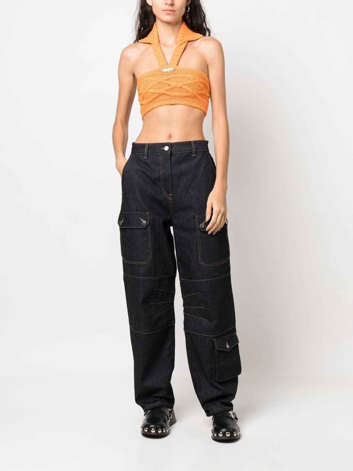 엔더슨벨 홀터넥 니트 탑 S/M 상품이미지2