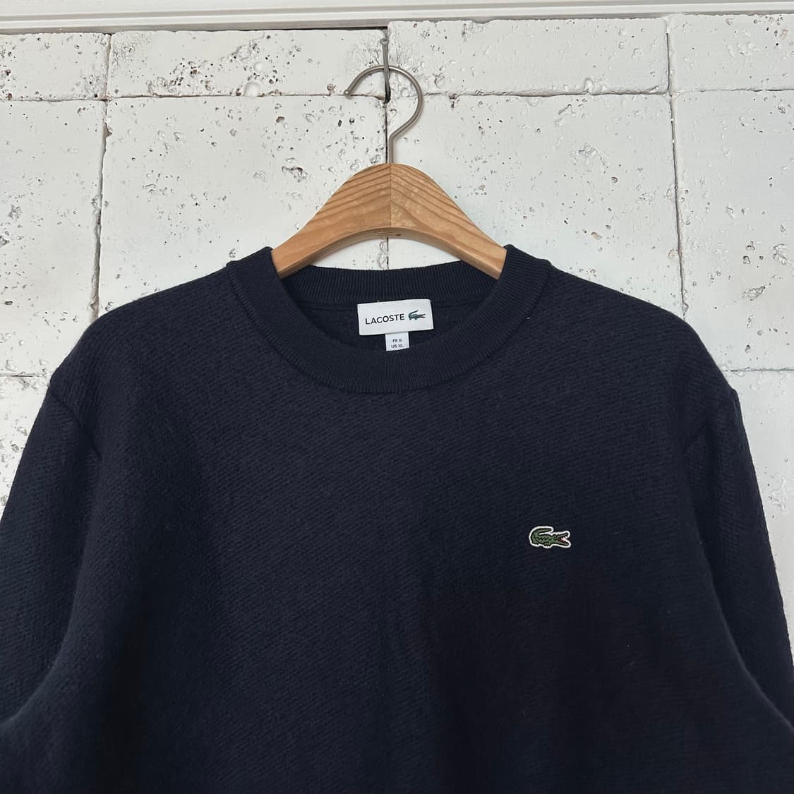 XL 라코스테 네이비 울 니트 상품이미지2