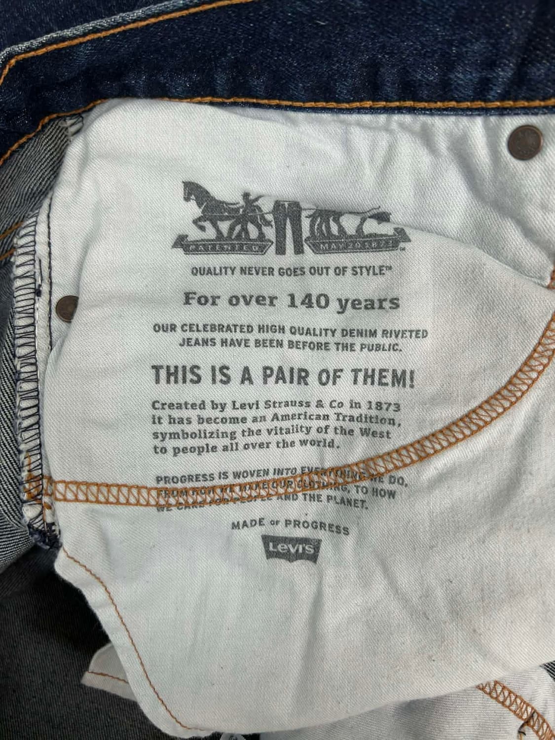 [36] 리바이스 데드스탁 505 데님 쇼츠 반바지 버뮤다 상품이미지6