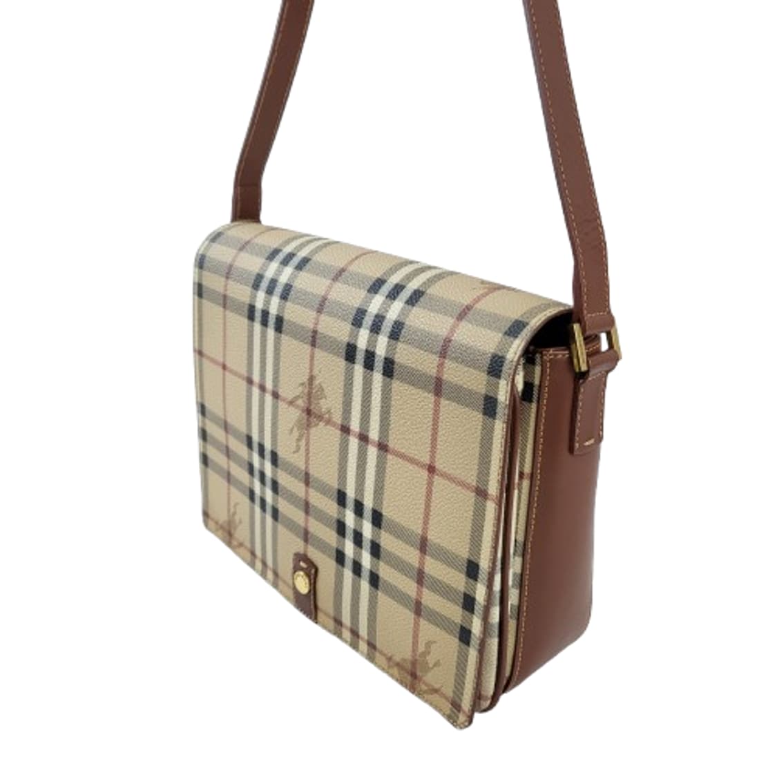 정품 버버리 헤이마켓체크 플랩 숄더/크로스백 상품이미지5