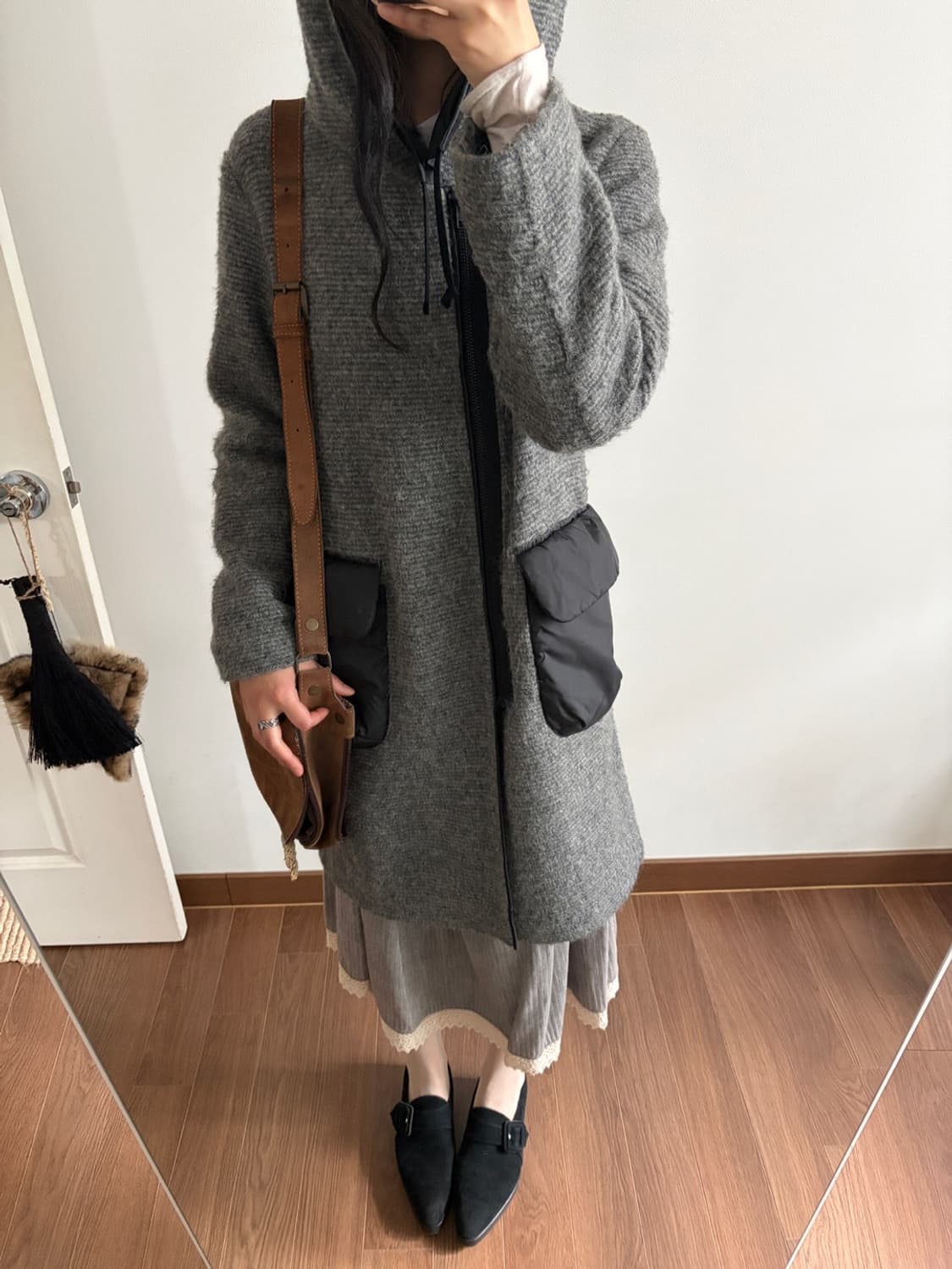 hooded zip-up coat 상품이미지2