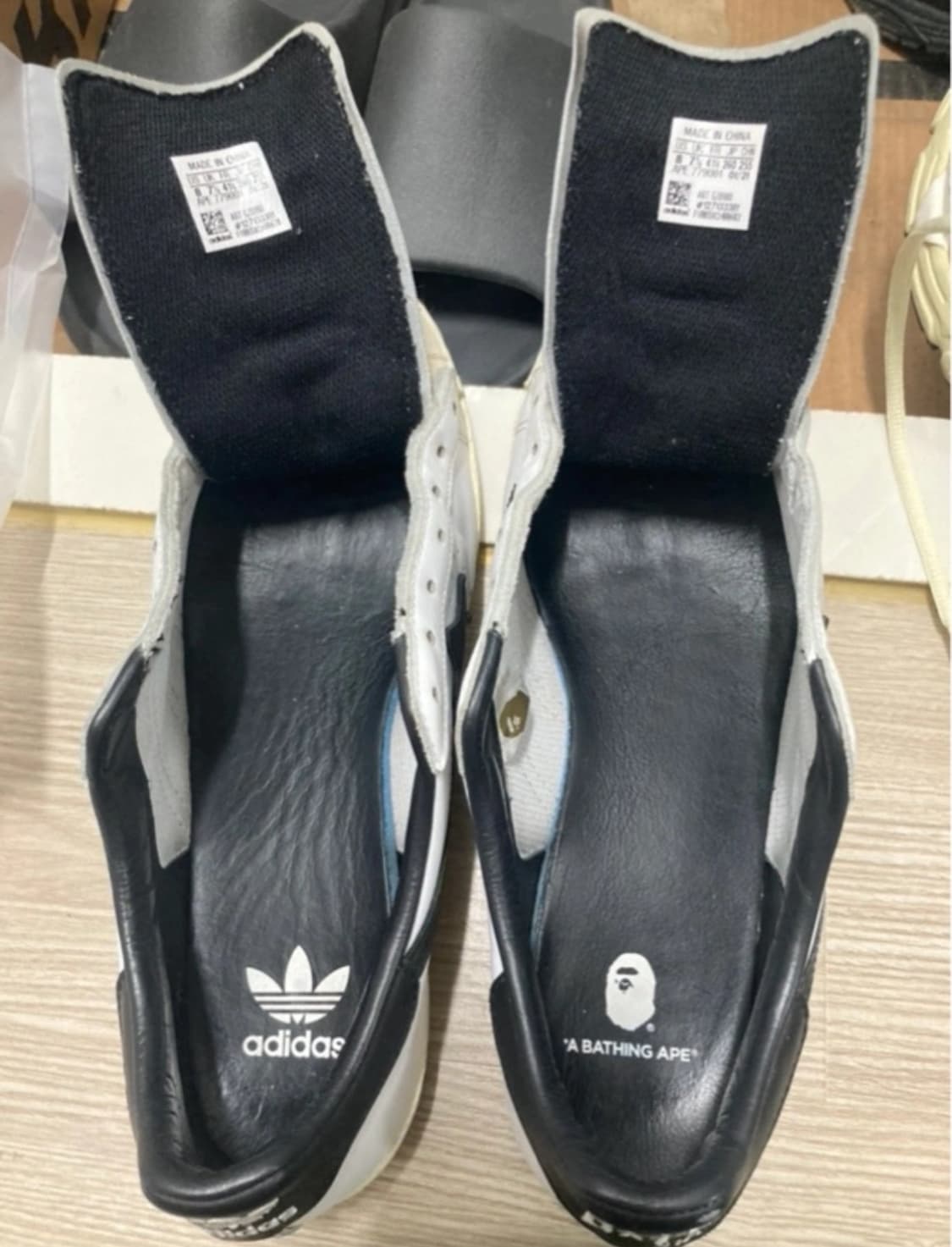 베이프X아디다스 슈퍼스타 화이트 260 상품이미지5