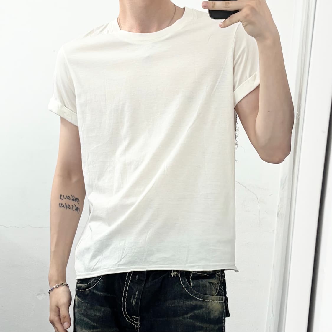 돌체앤가바나 아카이브 시스루 레오파드 반팔 티셔츠 상품이미지4