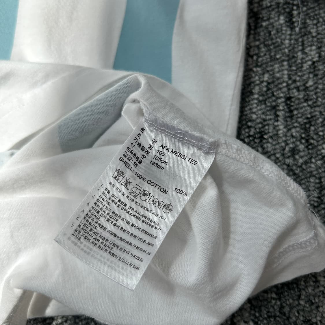 아디다스 아르헨티나 메시 마킹 반팔티셔츠 상품이미지7