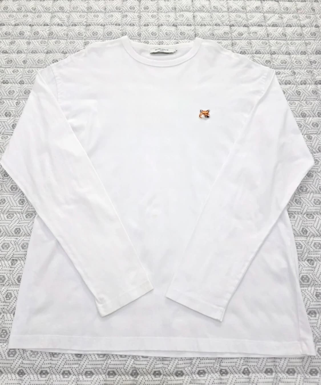 메종키츠네 폭스 긴팔 티셔츠 100 상품이미지3